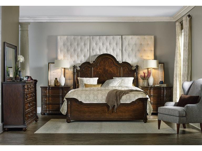 Hooker Furniture Bedroom Leesburg King Poster Bed - Hooker Furnishings