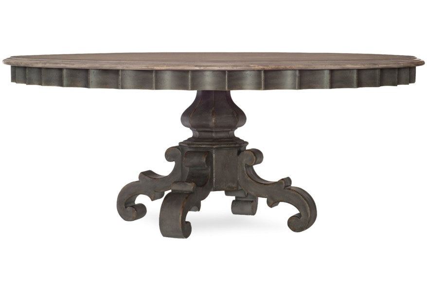 Arabella 72in Round Pedestal Dining Table